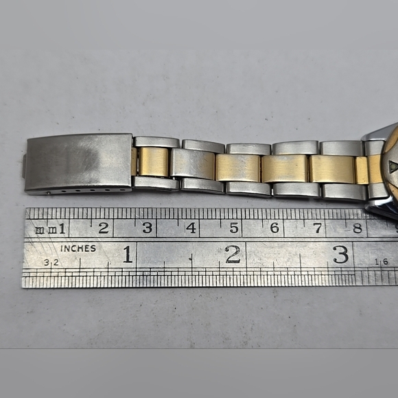 Womens Vintage Sharper Image Nautical 12 Flag Watch Rotating Bezel New Battery - Picture 9 of 10